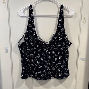 Gilly Hicks Midnight Floral Camisole